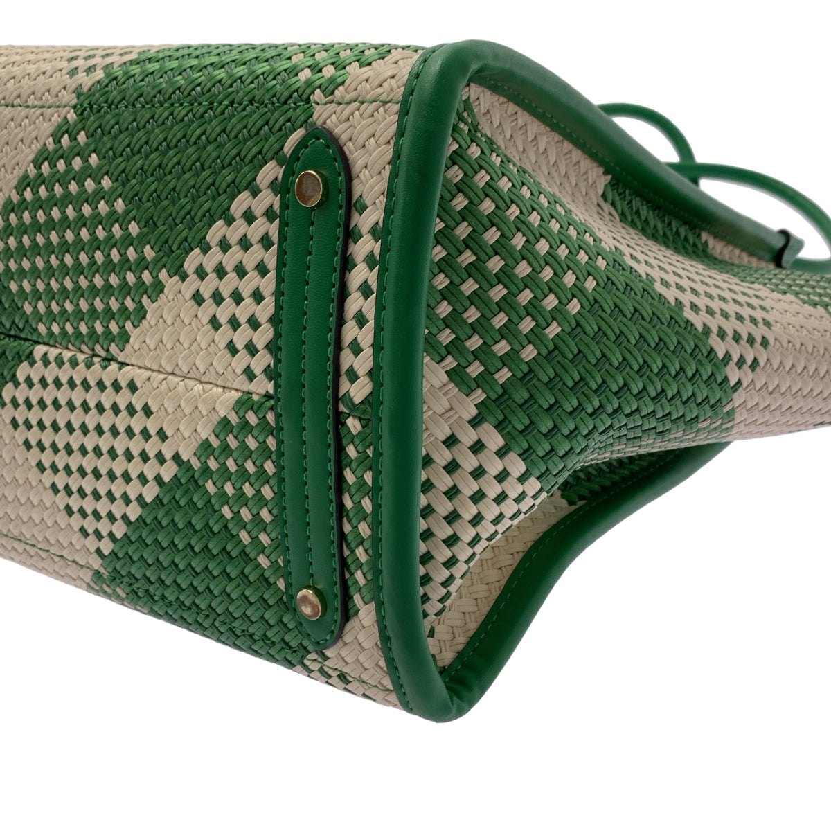 KATE SPADE / 케이트 스페이드 | 그린빈 엘라 깅엄 토트백 |