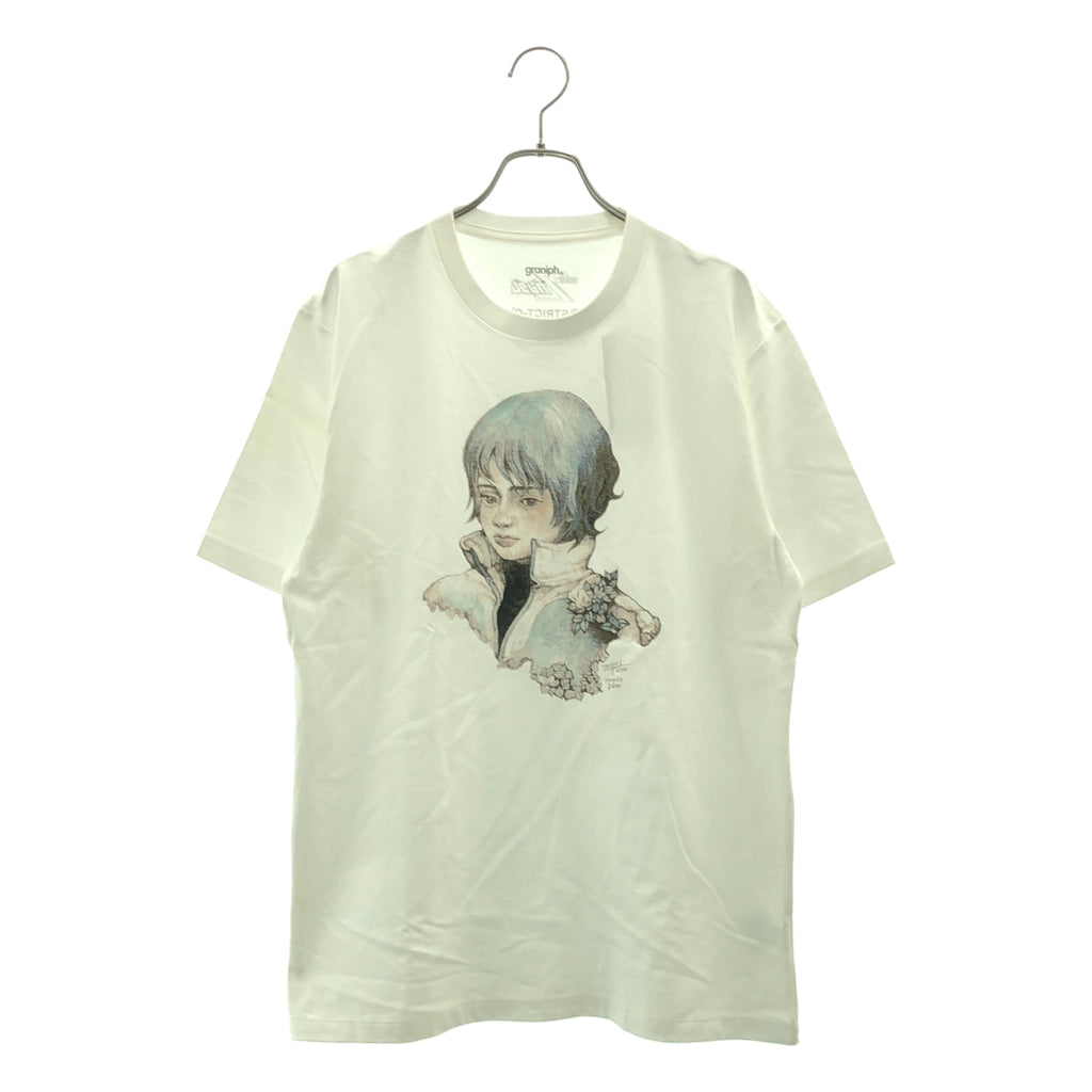 graniph / 그라니프 | 카미유 비단 drawn by 히구치유코 티셔츠 컷소우 | M |
