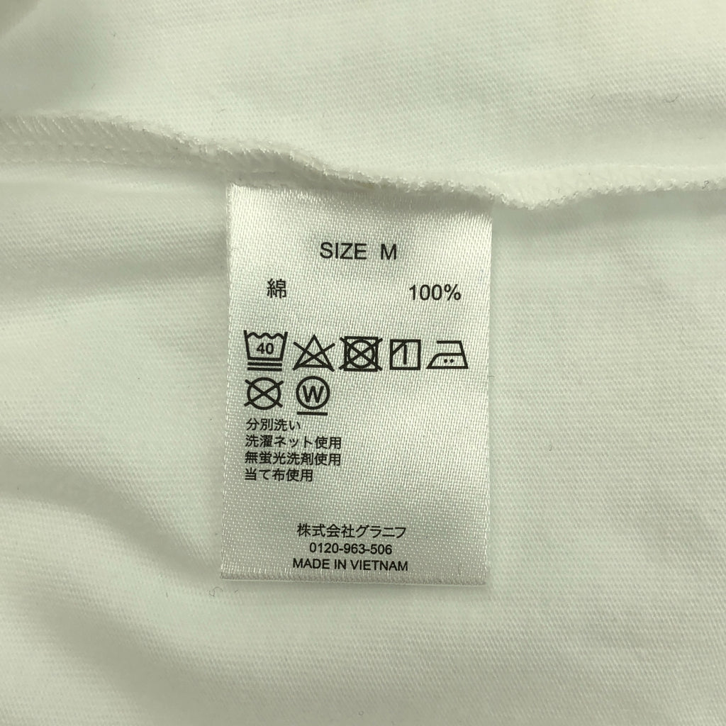 graniph / 그라니프 | 카미유 비단 drawn by 히구치유코 티셔츠 컷소우 | M |