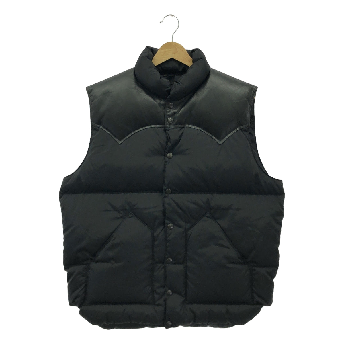 Rocky Mountain Featherbed | Leather Yoke Down Vest | 44 | Men's