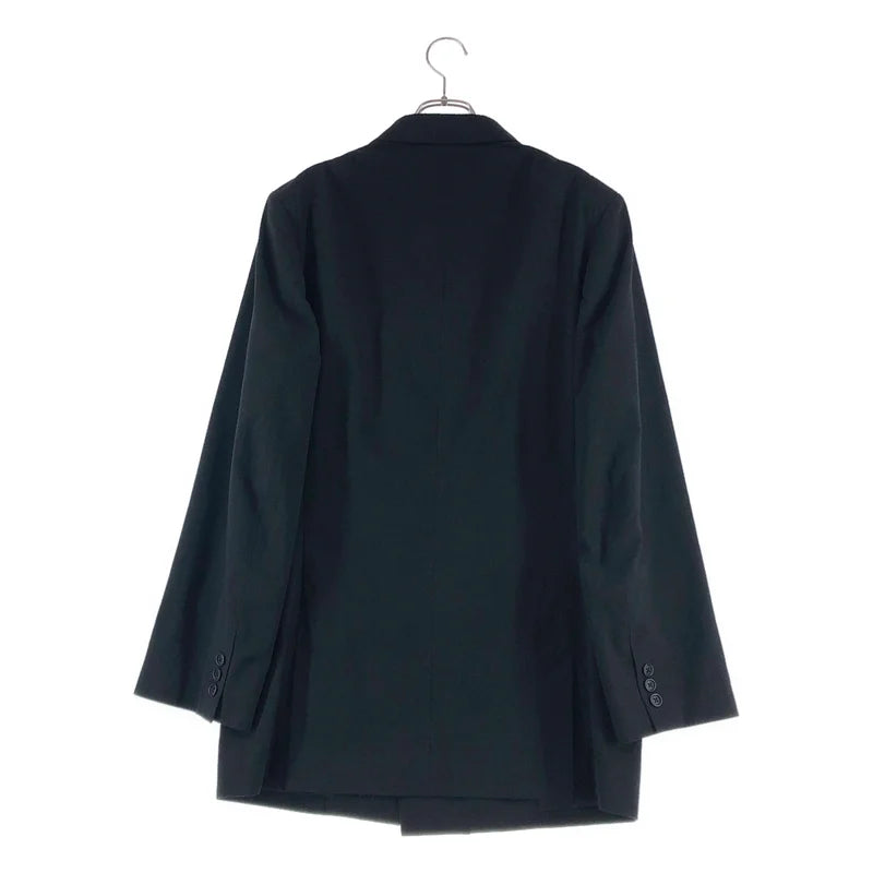 Y's for men / ワイズフォーメンヨウジヤマモト | 2025SS | DOUBLE JACKET WITH COTTON LINEN UNEVEN YARN CANVAS / コットン リネン ダブルブレスト テーラードジャケット | 2 | メンズ