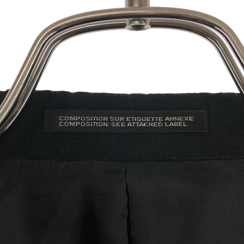 Y's for men / ワイズフォーメンヨウジヤマモト | 2025SS | DOUBLE JACKET WITH COTTON LINEN UNEVEN YARN CANVAS / コットン リネン ダブルブレスト テーラードジャケット | 2 | メンズ