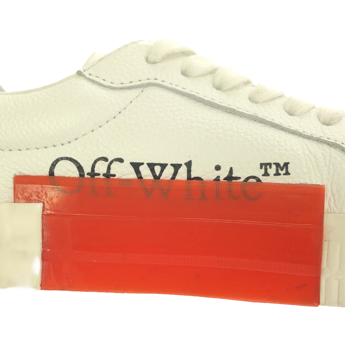 Off-White / オフホワイト | C/O VIRGIL ABLOH / LOW VULCANIZED / レザースニーカー シューズ | 38 | ホワイト | レディース