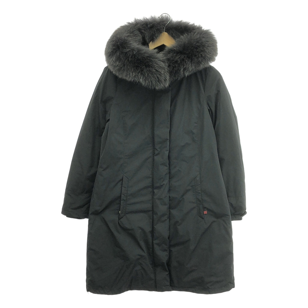WOOLRICH / ウールリッチ | × IENA 別注 BOW BRIDGE ダウンコート | S | ブラック | レディース