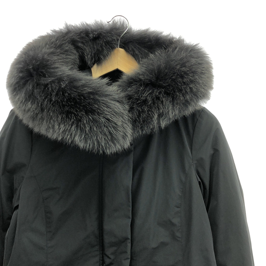 WOOLRICH / ウールリッチ | × IENA 別注 BOW BRIDGE ダウンコート | S | ブラック | レディース