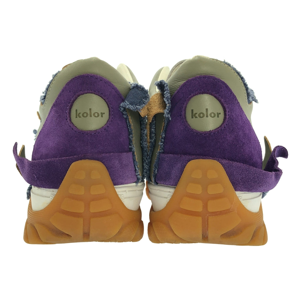 kolor / 컬러 | 스웨이드 재구성 운동화 | 25.5cm | 남성