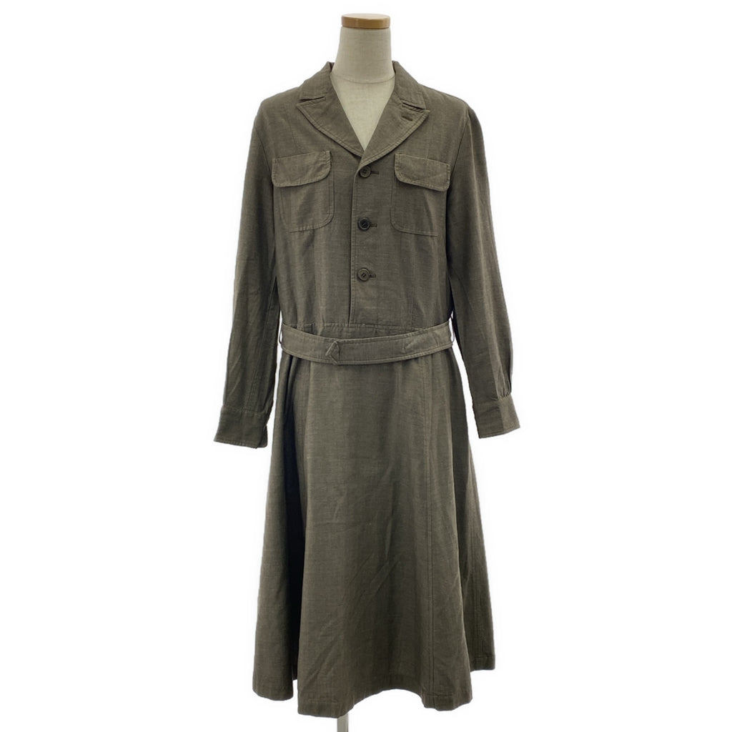 COMME des GARCONS COMME des GARCONS / コムコム | 2015SS | ウール キュプラ  プルオーバー シャツ ワンピース | S | レディース
