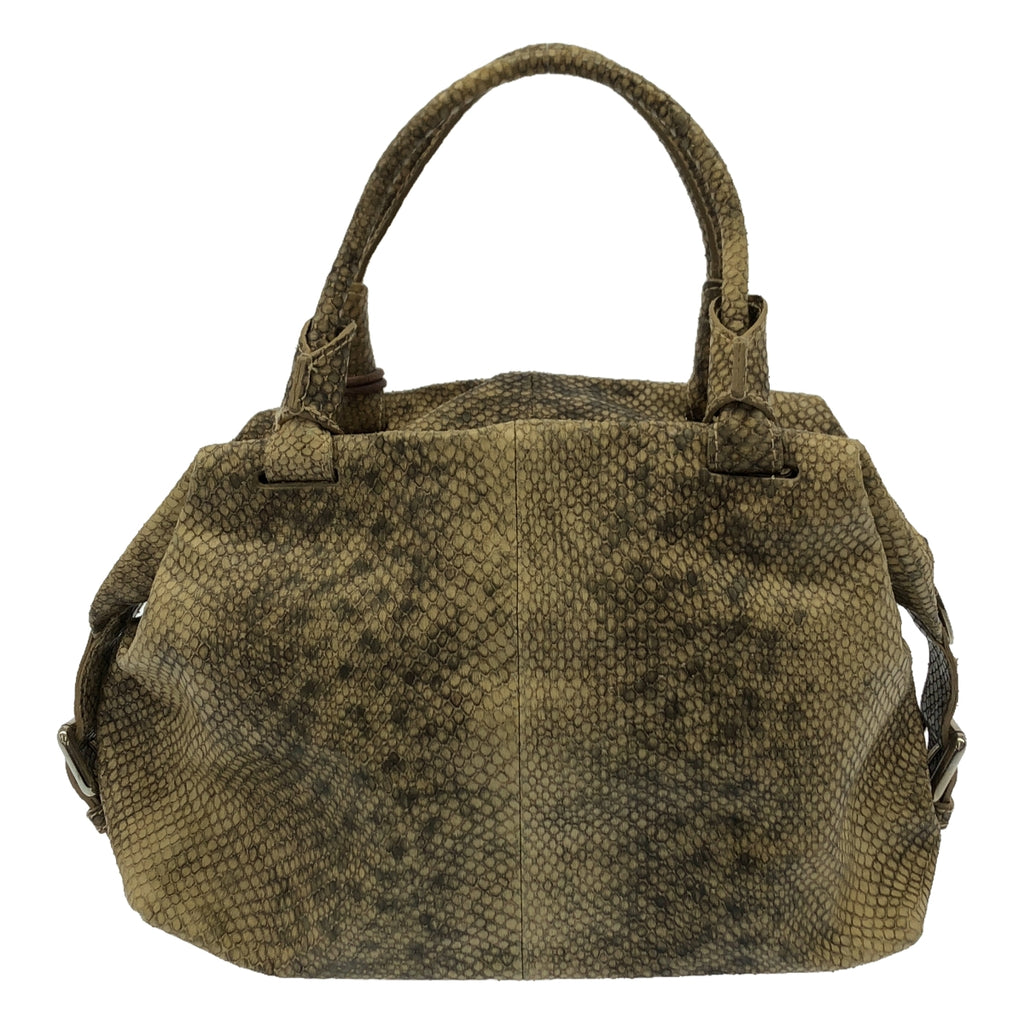FURLA | Python 手提包 |卡其色 |女性的