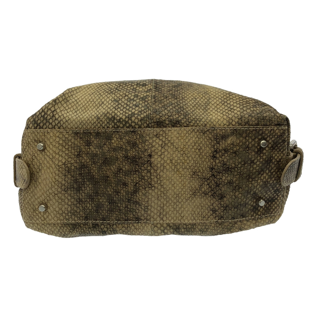 FURLA | Python 手提包 |卡其色 |女性的