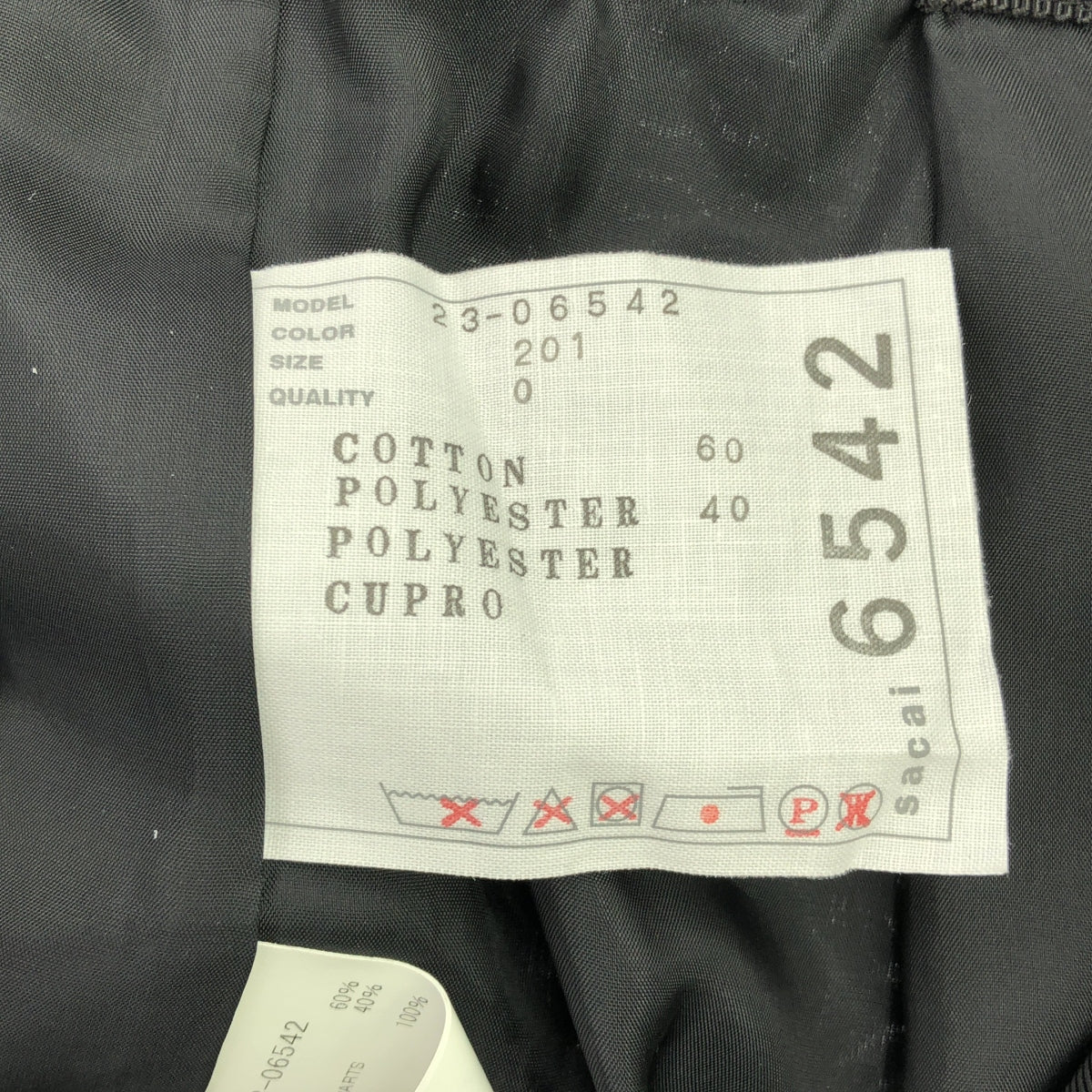 美品】 sacai / サカイ | 2023 | ストライプ サイドライン
