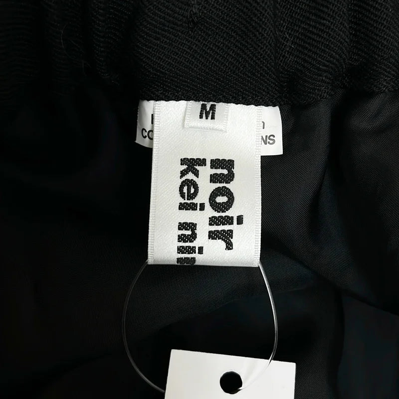 noir kei ninomiya / ノワールケイニノミヤ | 2023AW | アシンメトリー リボン装飾 ドローストリング スカート / 裏地付き | M | レディース