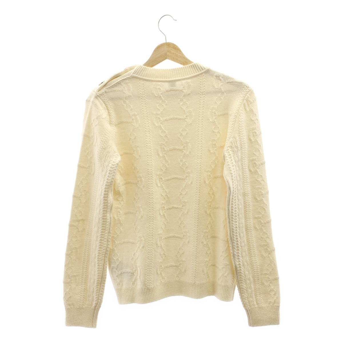 新品】 HERMES / エルメス | ウール カシミヤ 肩ボタン