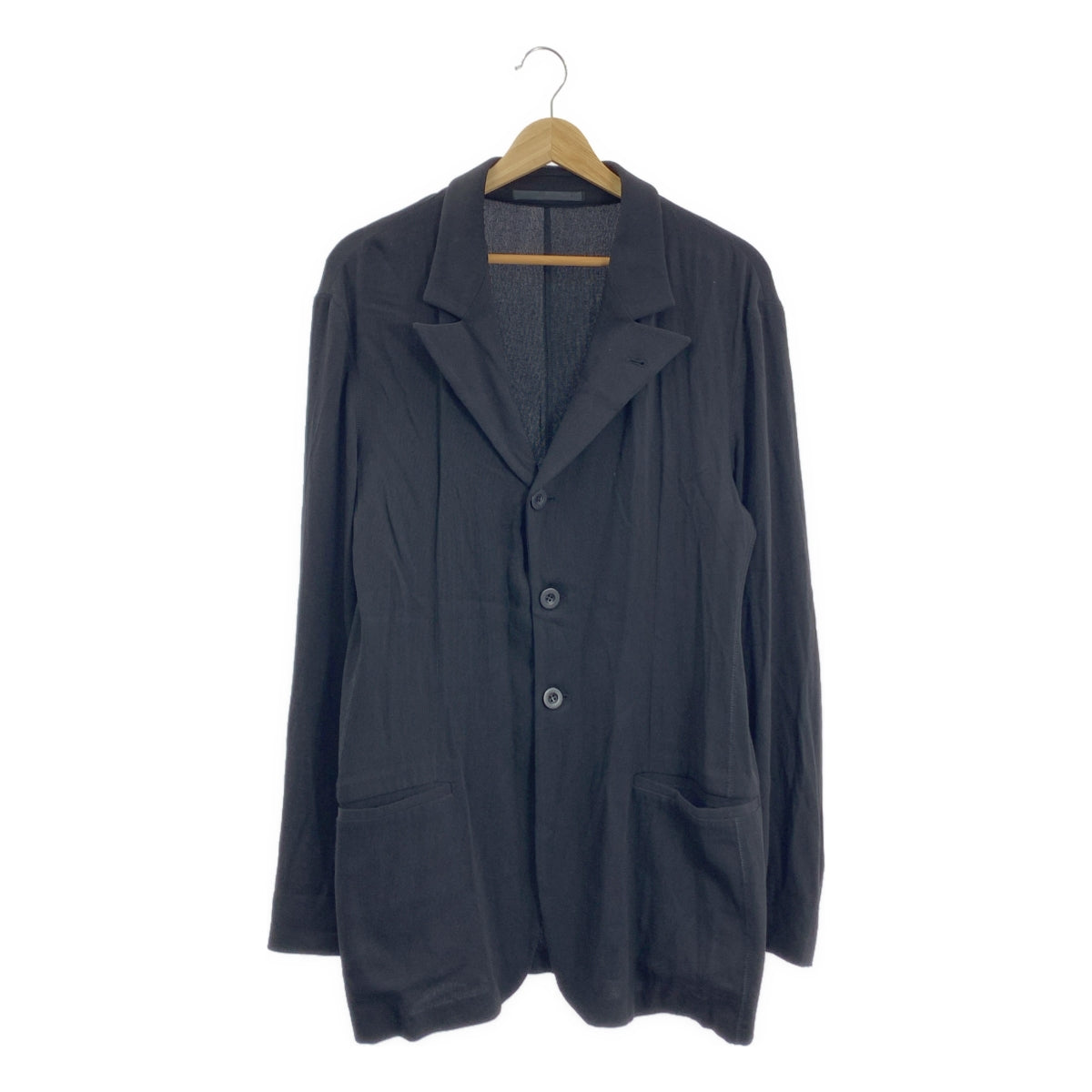 ARMANI COLLEZIONI / アルマーニコレツォーニ | ウール レーヨン 3B ロングジャケット | M | ブラック | レディース