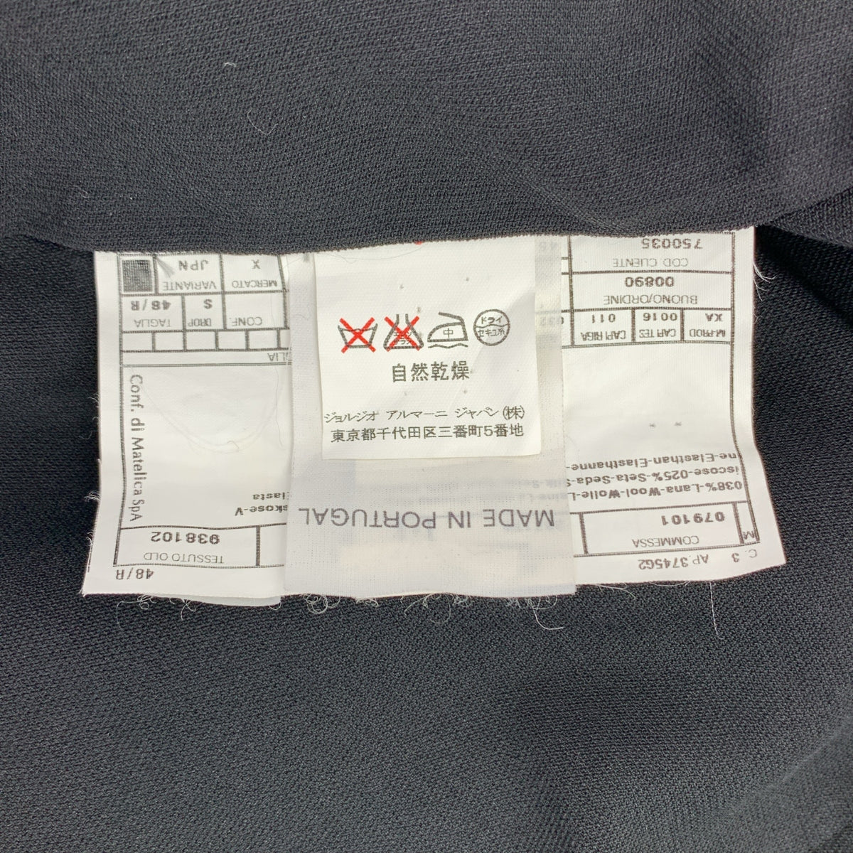 ARMANI COLLEZIONI / アルマーニコレツォーニ | ウール レーヨン 3B ロングジャケット | M | ブラック | レディース