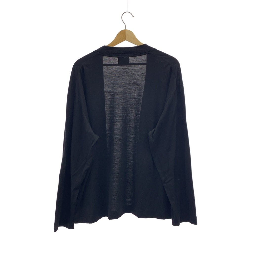 WRAPINKNOT | 無扣開襟衫 | 羊毛無扣開襟衫 | 3 碼 | 男款