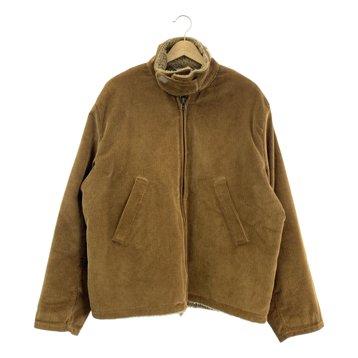 KENNETH FIELD / 케네스 필드 | 코듀로이 보아 재킷 | L | 베이지 | 남성
