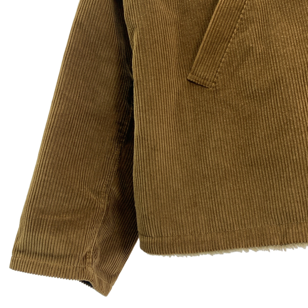 KENNETH FIELD / 케네스 필드 | 코듀로이 보아 재킷 | L | 베이지 | 남성