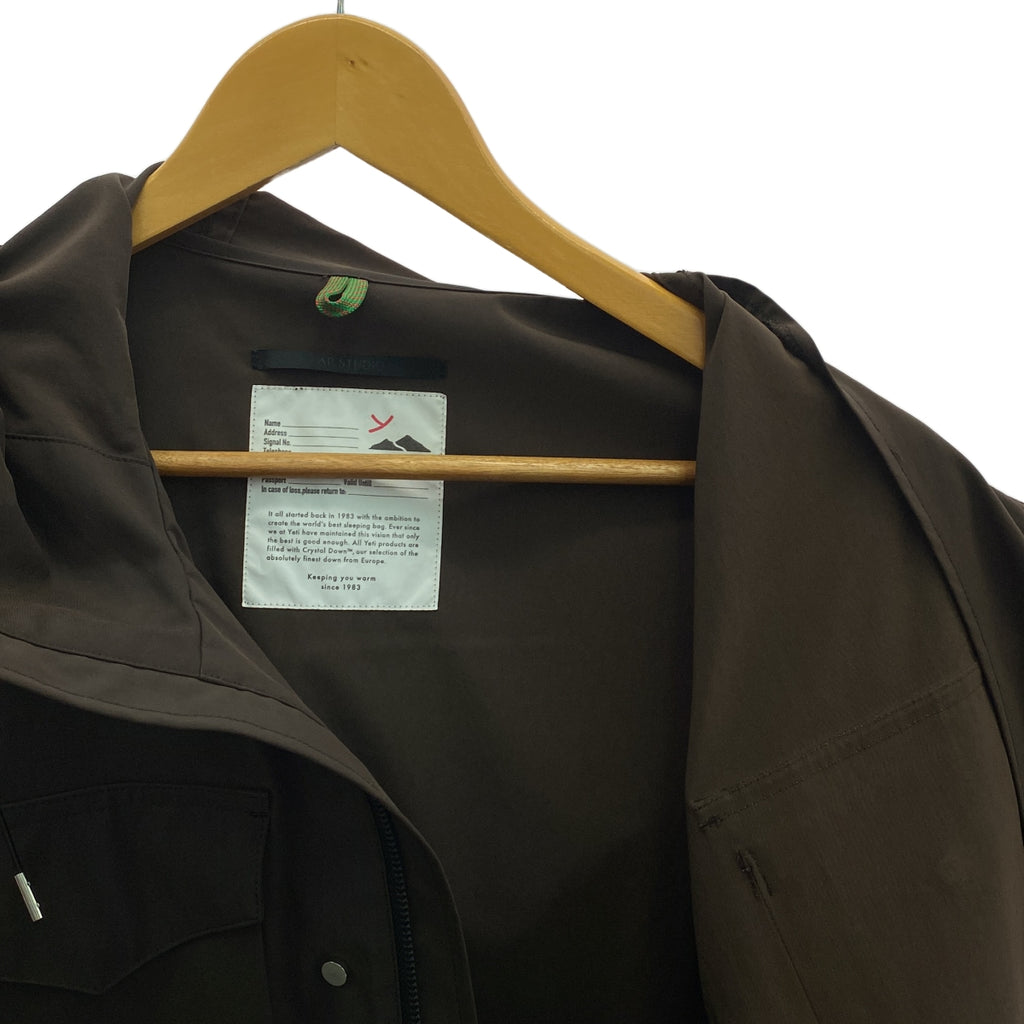 AP STUDIO / エーピーストゥディオ | Yeti別注 SPRIT YARN AP JACKET ジャケット | F | ブラウン | レディース