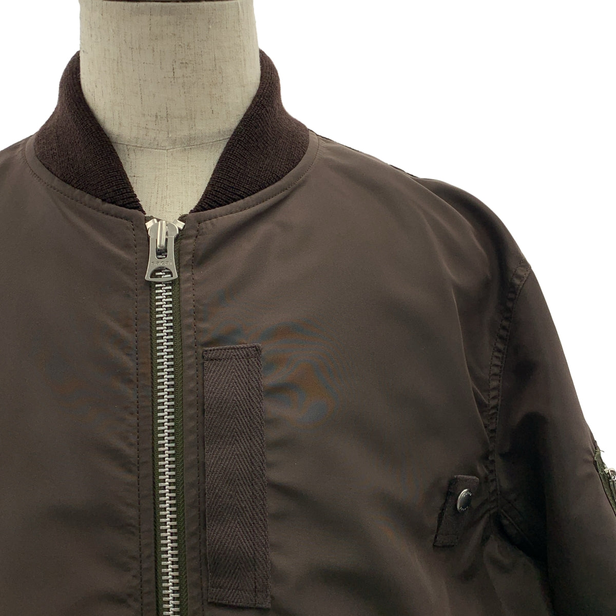 sacai / サカイ | 2025AW | Nylon Twill Blouson / ナイロン オーバーシルエット ドローストリング ブルゾン ジャケット | 3 | メンズ