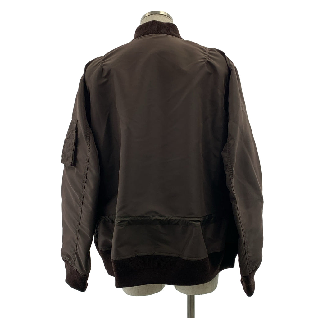 sacai / サカイ | 2025AW | Nylon Twill Blouson / ナイロン オーバーシルエット ドローストリング ブルゾン ジャケット | 3 | メンズ