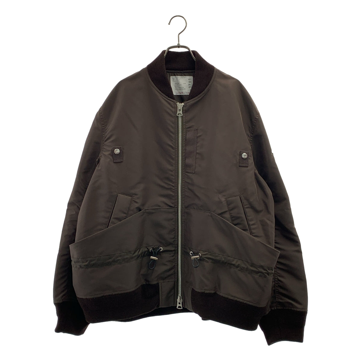 sacai / サカイ | 2025AW | Nylon Twill Blouson / ナイロン オーバーシルエット ドローストリング ブルゾン ジャケット | 3 | メンズ