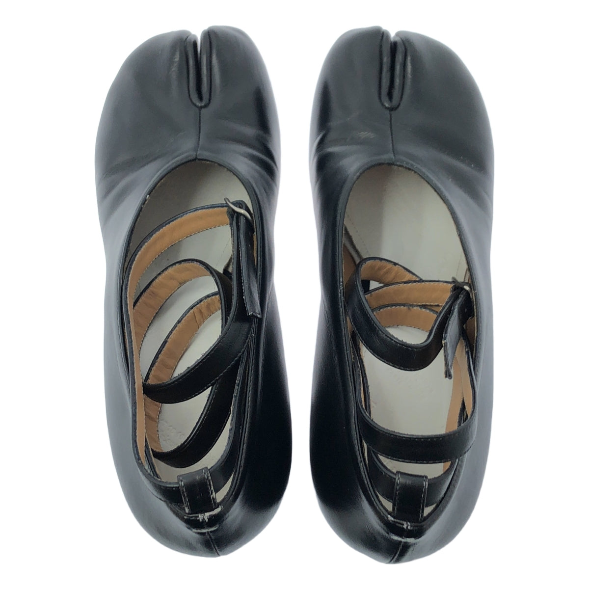 Maison Margiela / メゾンマルジェラ | Tabi メリージェーン アンクルストラップパンプス 足袋 チャンキーヒール | 41 | ブラック | レディース