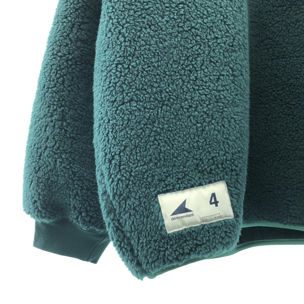 DESCENDANT / ディセンダント | 抓絨絨毛寬版剪裁圓領連帽衫 | 4 | 男士