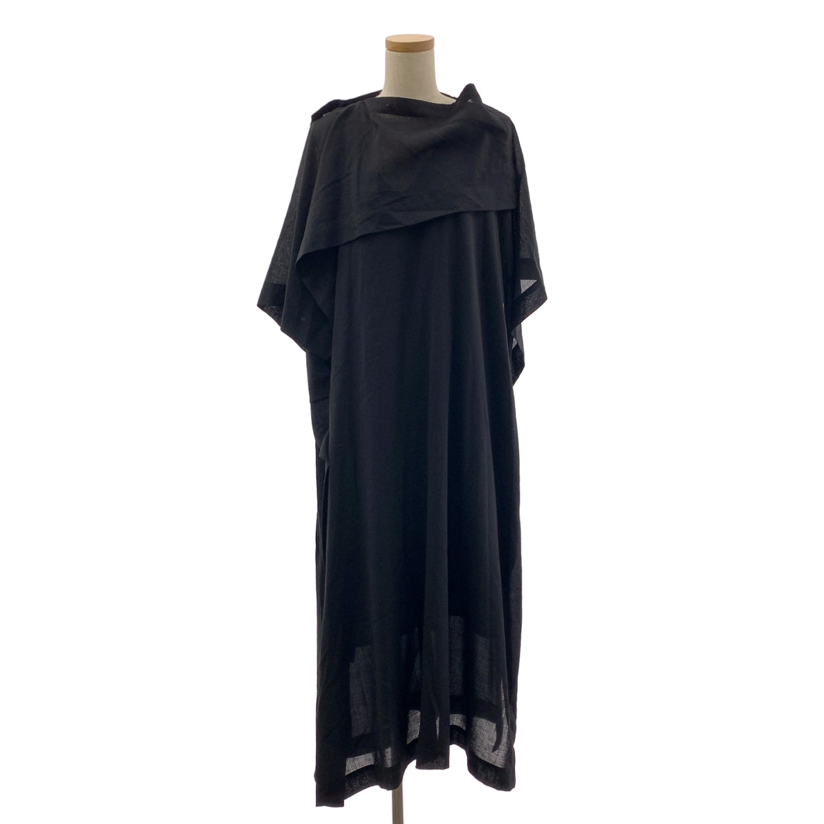 ISSEY MIYAKE / 이세이 미야케 | 울 드레이프 레이어드 롱 원피스 | 2 |