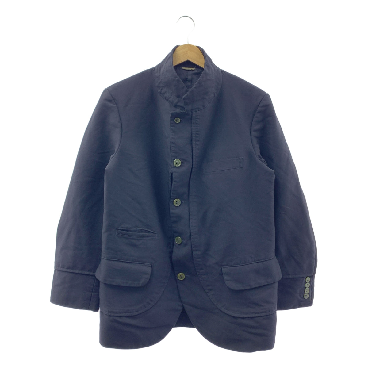 COMME des GARCONS HOMME DEUX / コムデギャルソンオムドゥ | 2018SS / AD2017 | ポリエステル縮絨 4B テーラードジャケット | XS | ダークネイビー | メンズ