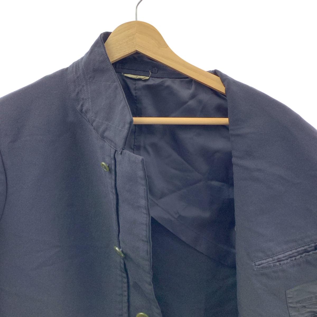 COMME des GARCONS HOMME DEUX / コムデギャルソンオムドゥ | 2018SS / AD2017 | ポリエステル縮絨 4B テーラードジャケット | XS | ダークネイビー | メンズ