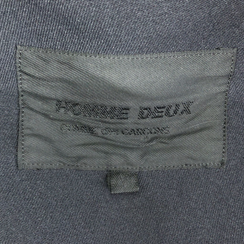 COMME des GARCONS HOMME DEUX / コムデギャルソンオムドゥ | 2018SS / AD2017 | ポリエステル縮絨 4B テーラードジャケット | XS | ダークネイビー | メンズ