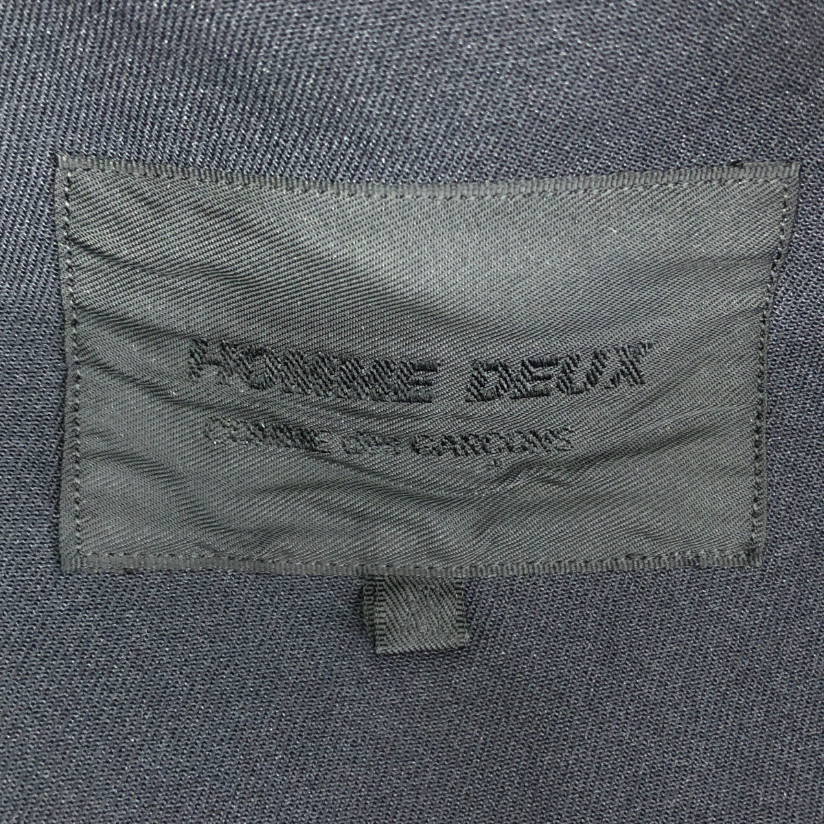 COMME des GARCONS HOMME DEUX / コムデギャルソンオムドゥ | 2018SS / AD2017 | ポリエステル縮絨 4B テーラードジャケット | XS | ダークネイビー | メンズ