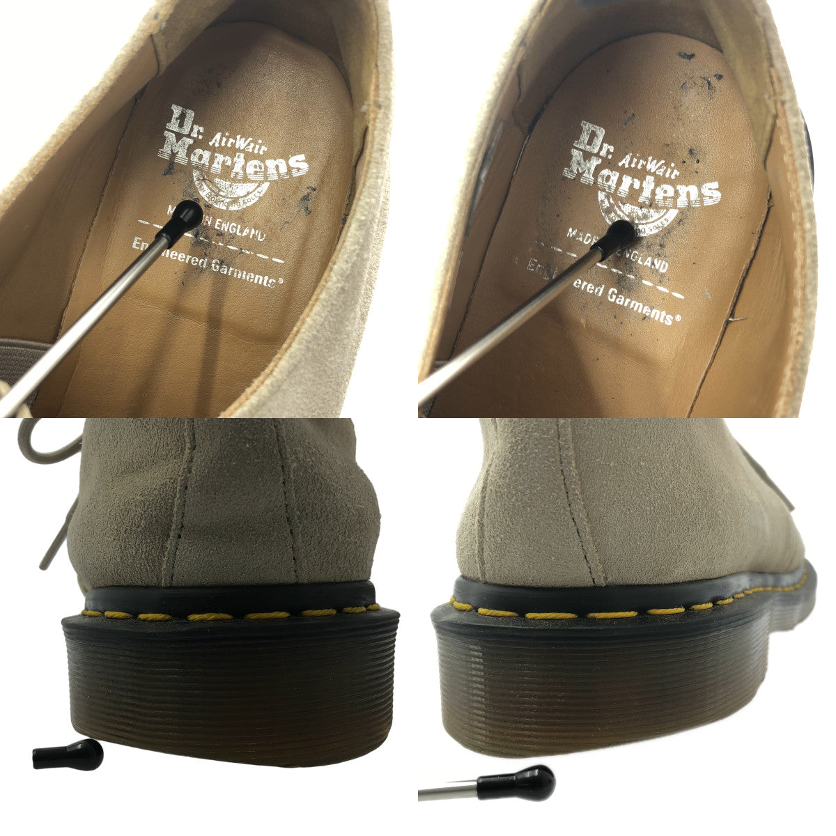 Engineered Garments / 엔지니어드 가먼츠 | 2022AW | × Dr.Martens / 닥터 마틴 HI SUEDE WP 스웨이드 레이스 업 신발 | 27 | MILKSHAKE / 밀크 셰이크 | 남성