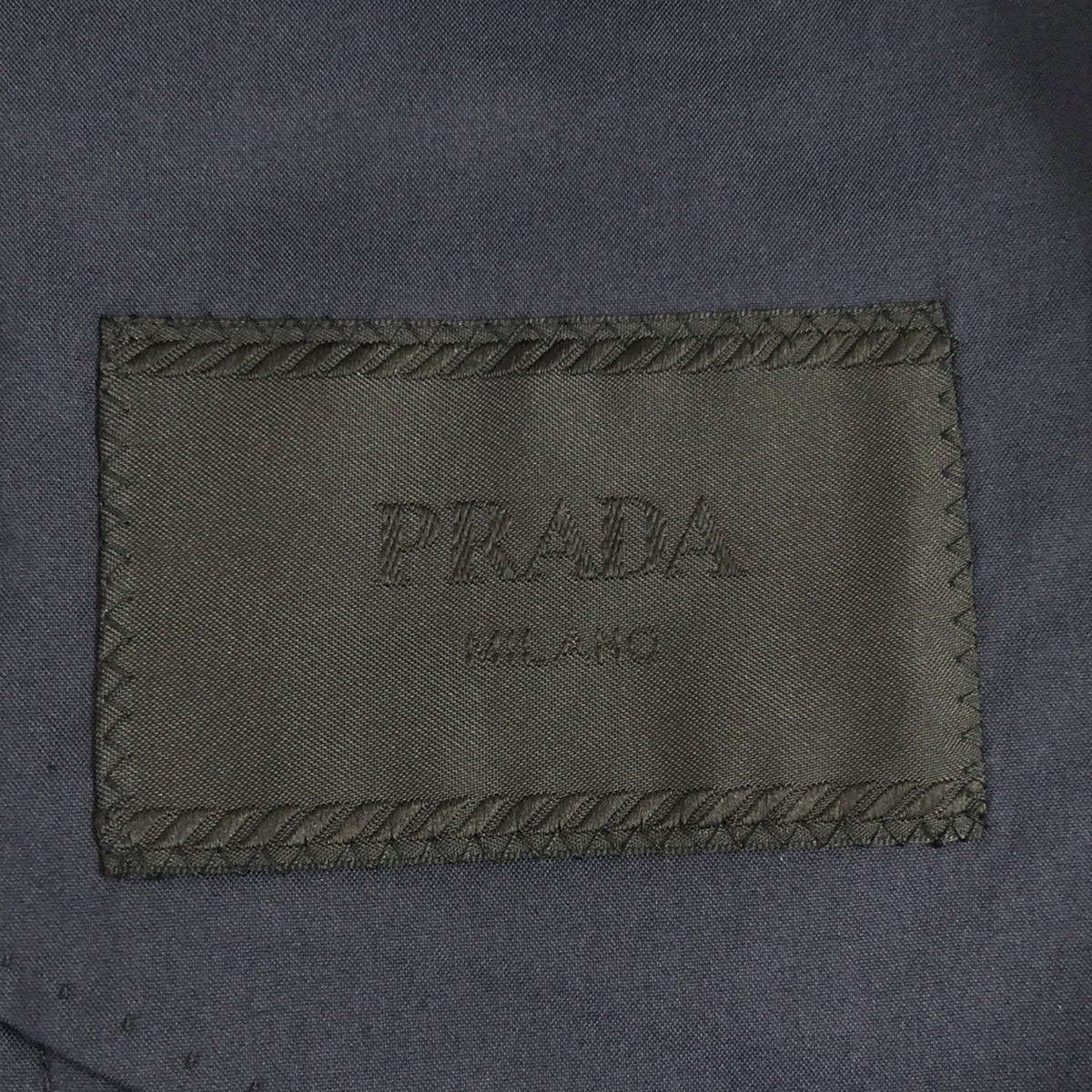 【미품】 PRADA / 프라다 | 코튼 3B 테일러드 재킷 | 44 | 네이비 | 남성