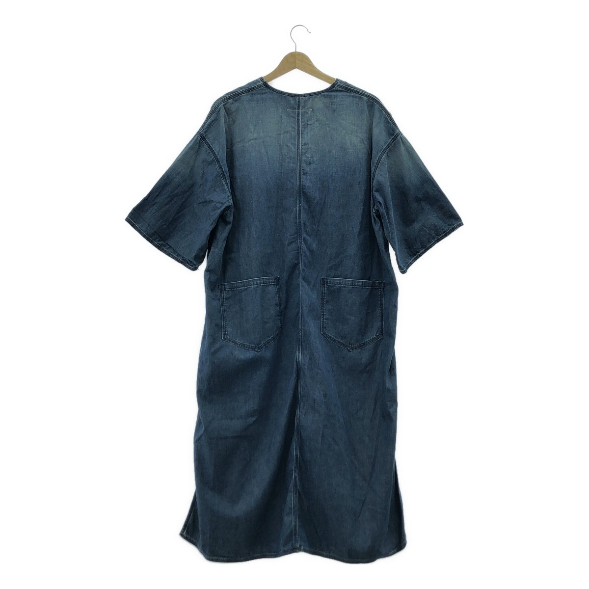 MM6 Maison Margiela | 2019春夏 | V領牛仔開衩套頭連身裙 | 38 |女性的