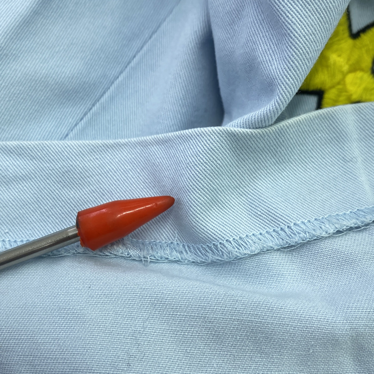 米拉米卡蒂 |棉質貼片褶皺連身裙 | 34 |淺藍色 |女性的