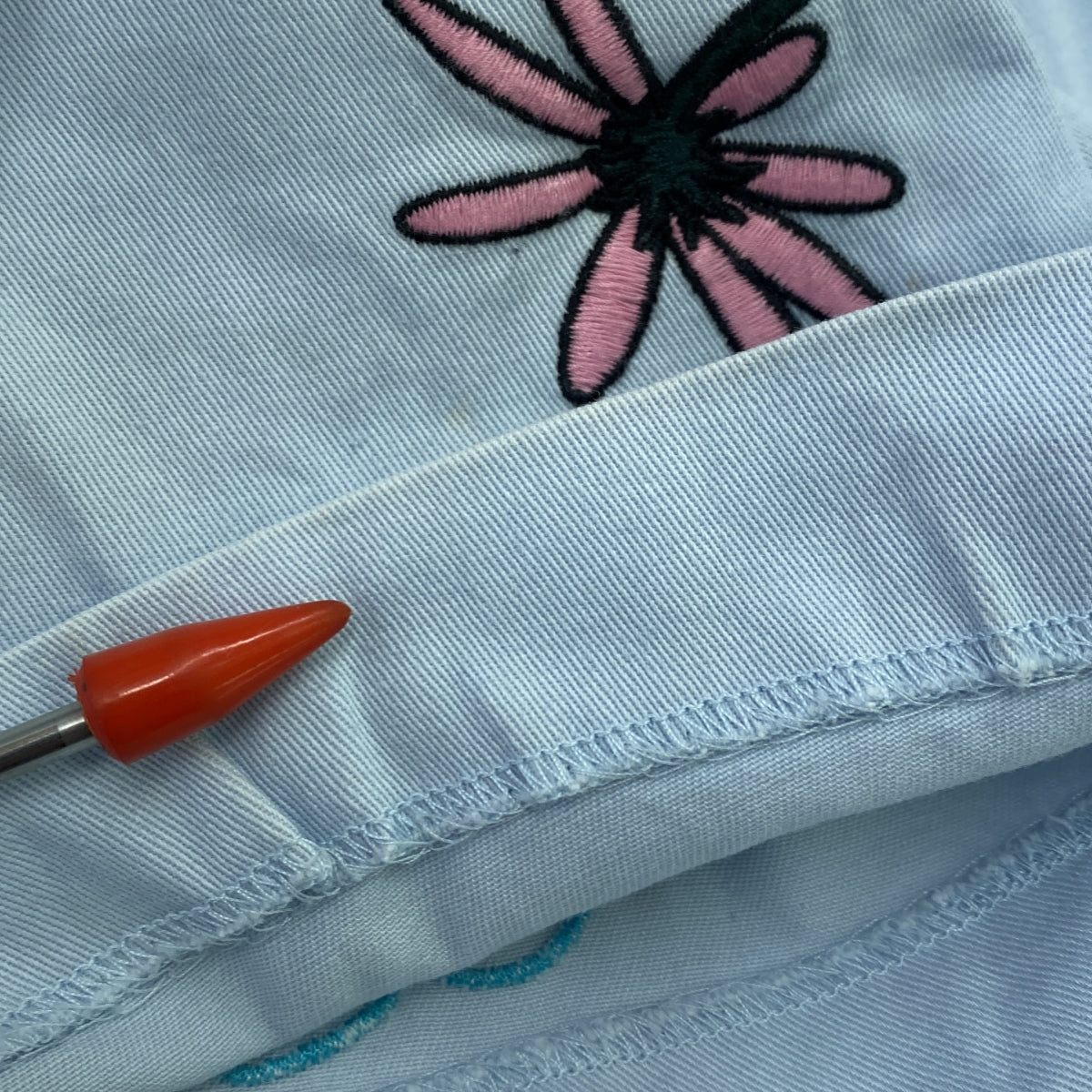 米拉米卡蒂 |棉質貼片褶皺連身裙 | 34 |淺藍色 |女性的