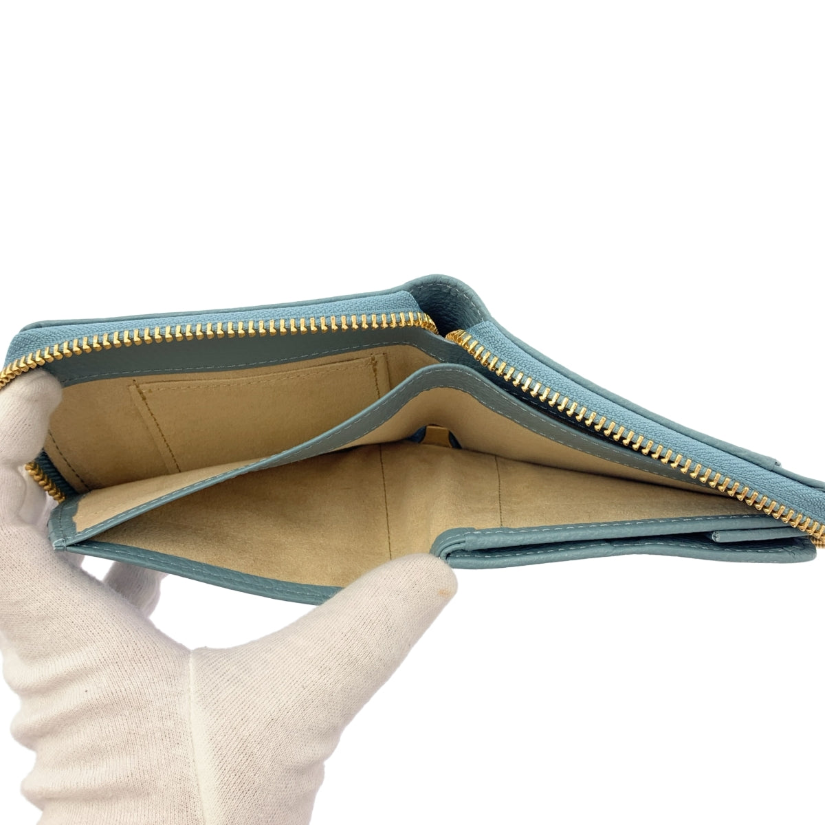 Her Schedule / 하 스케줄 | 로고 라운드 Zip 컴팩트 지갑 지갑 |