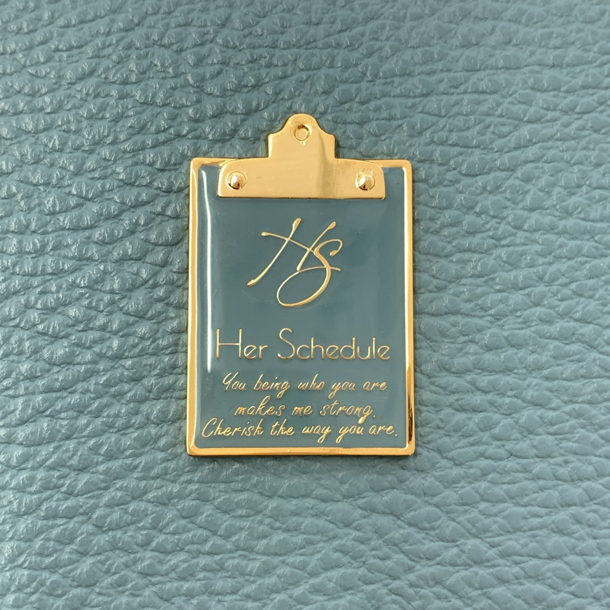 Her Schedule / 하 스케줄 | 로고 라운드 Zip 컴팩트 지갑 지갑 |