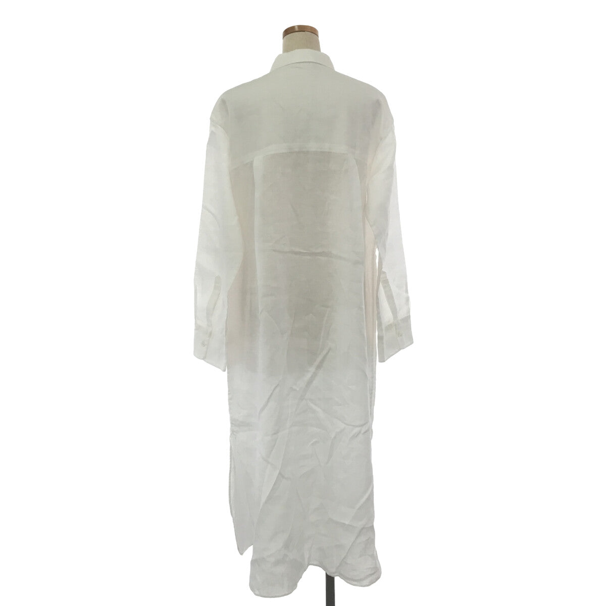 【美品】  Deuxieme Classe / ドゥーズィエムクラス | 2022SS | EVERYDAY I LIKE. リネン シャツワンピース | ホワイト | レディース