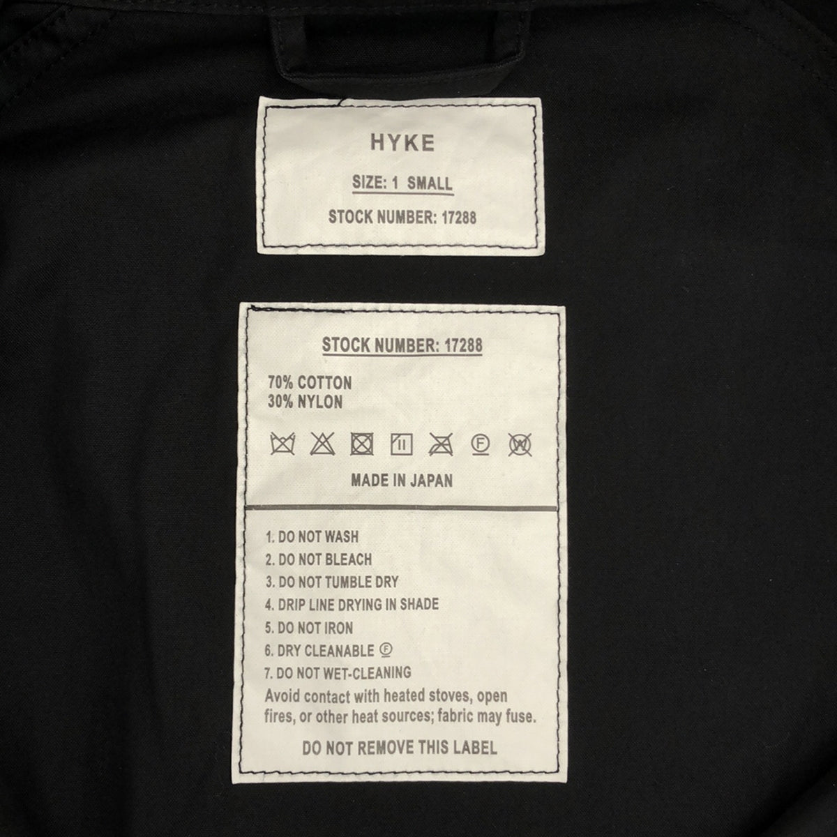 HYKE / ハイク | 2021SS | N/C MILITARY JACKET / ミリタリー ベンタイルスモックジャケット | 1 | – KLD