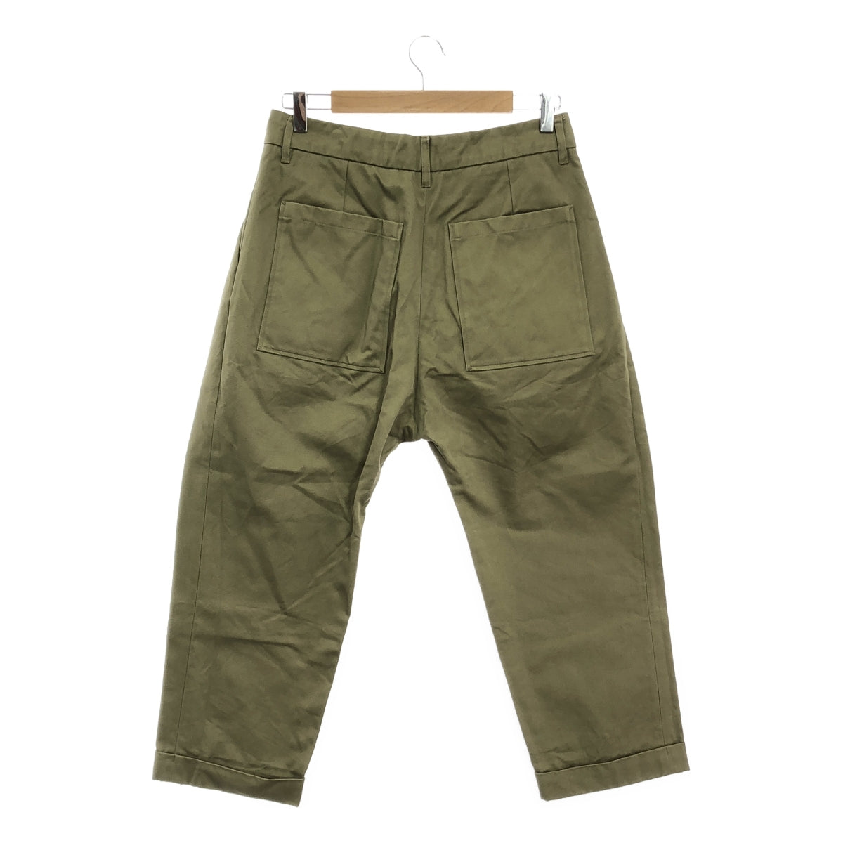 Studio Nicholson / Studio Nicholson | LIDNER / 2-tuck wide tapered pants | 1 | khaki | Women's