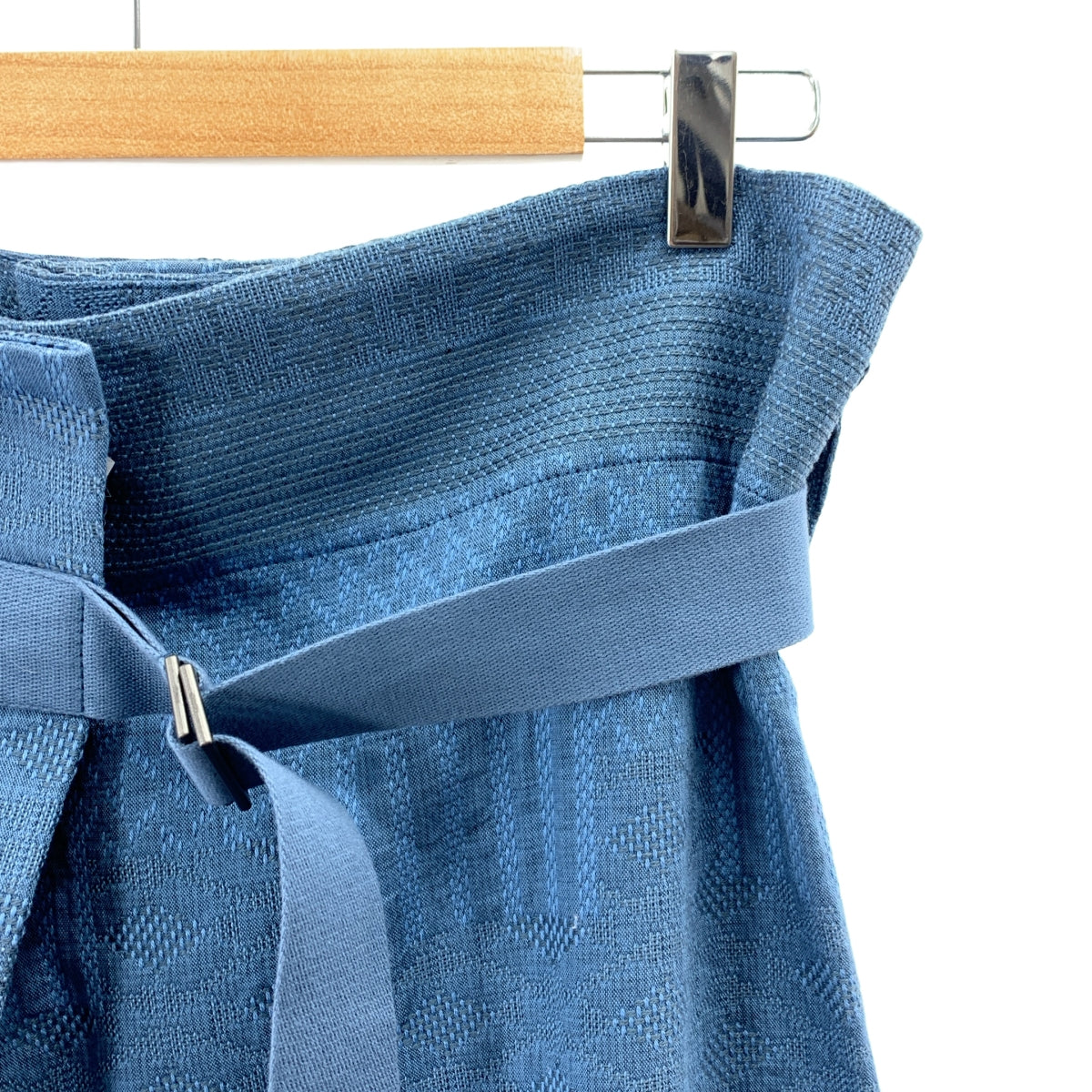 me ISSEY MIYAKE / 미이세이미야케 | 2020AW | 엠브로이드 벨티드 와이드 팬츠 |