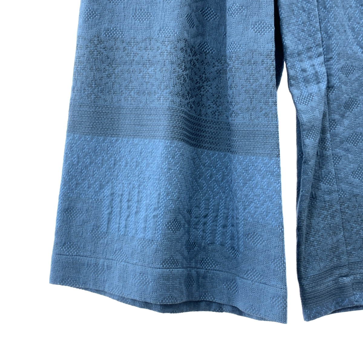 me ISSEY MIYAKE / 미이세이미야케 | 2020AW | 엠브로이드 벨티드 와이드 팬츠 |