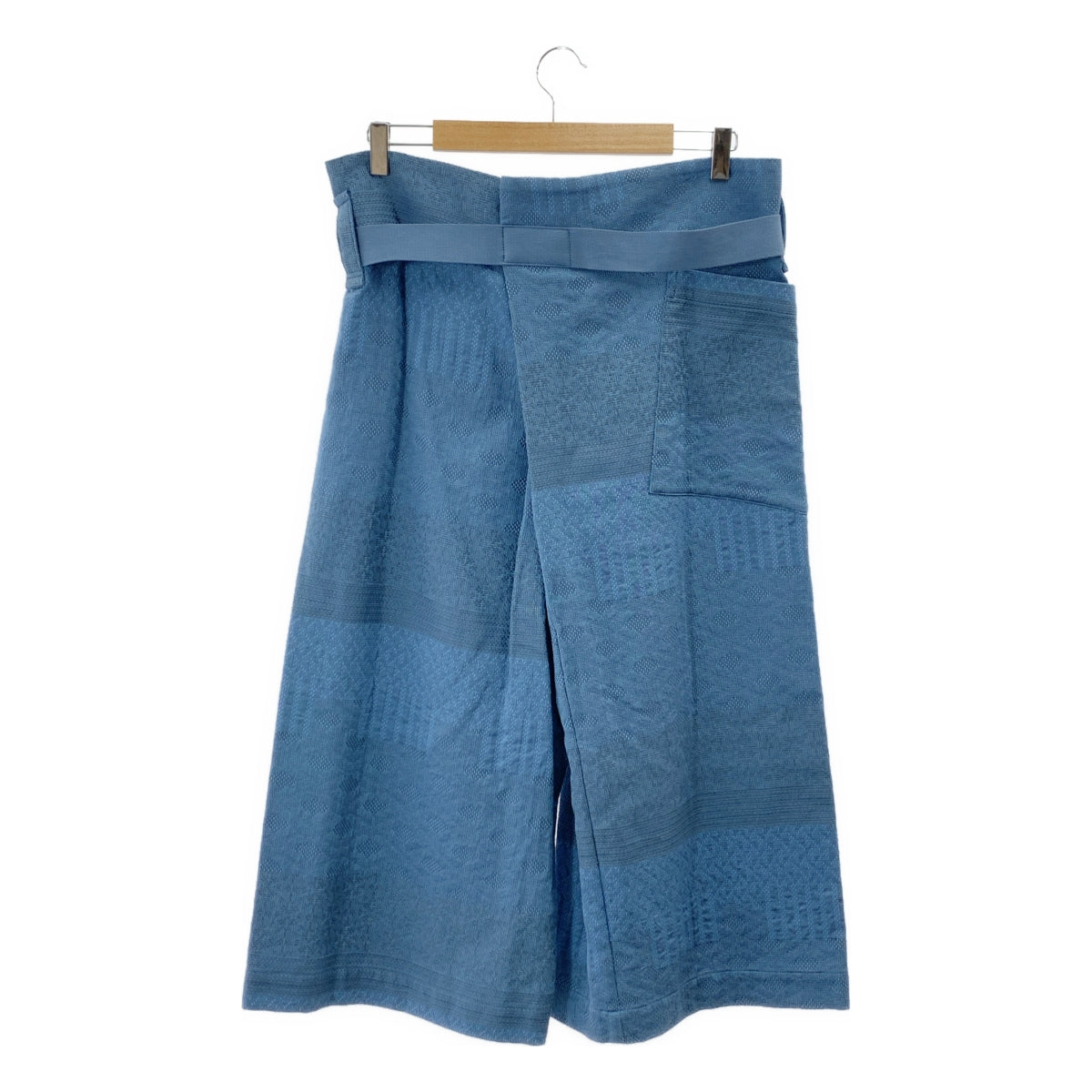 me ISSEY MIYAKE / 미이세이미야케 | 2020AW | 엠브로이드 벨티드 와이드 팬츠 |