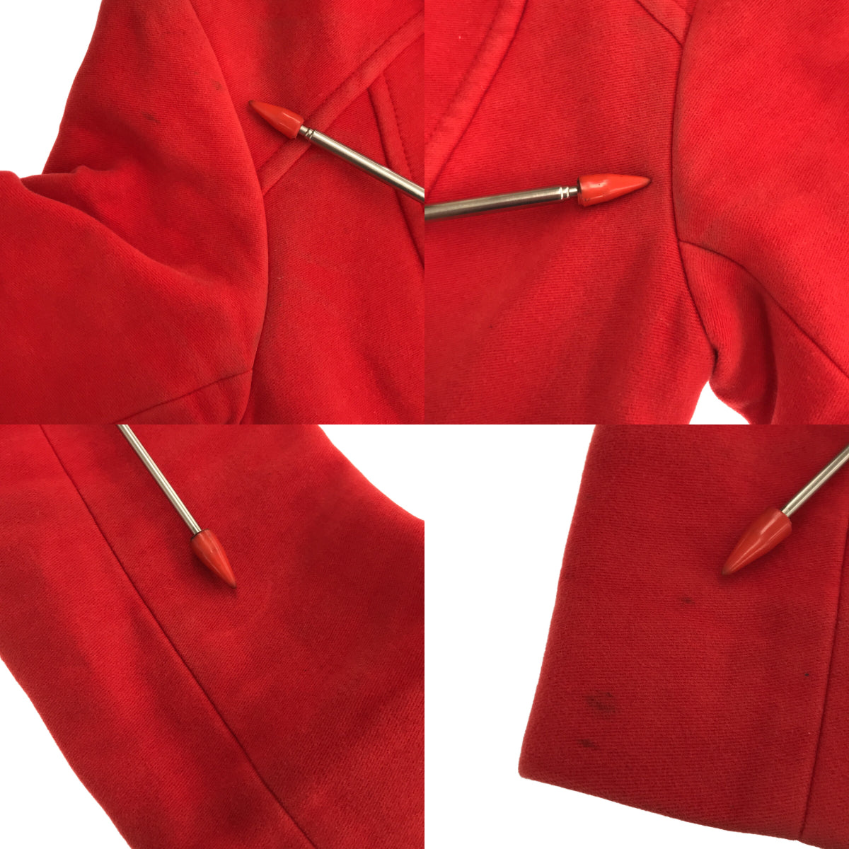 COURREGES / Courreges | Cotton jacket | 40 | Red | Women's