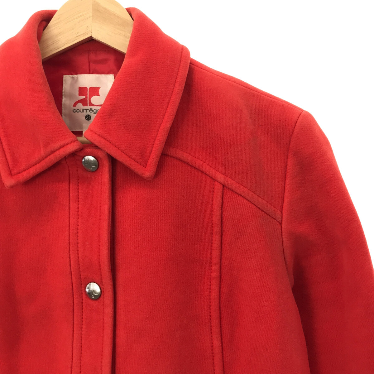 COURREGES / Courreges | Cotton jacket | 40 | Red | Women's