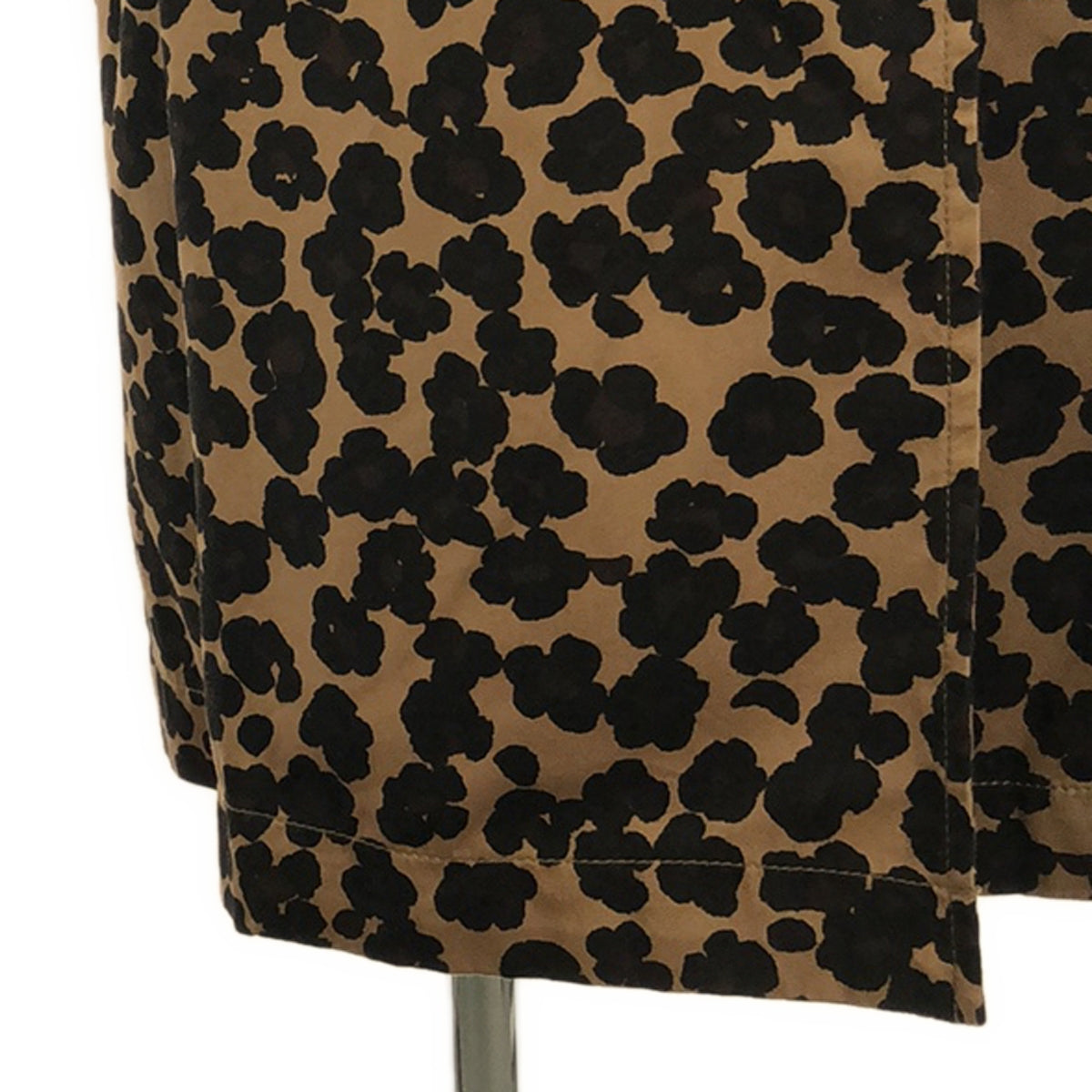 MUVEIL | Leopard Trench Coat | 38 | Brown/Black | Women's