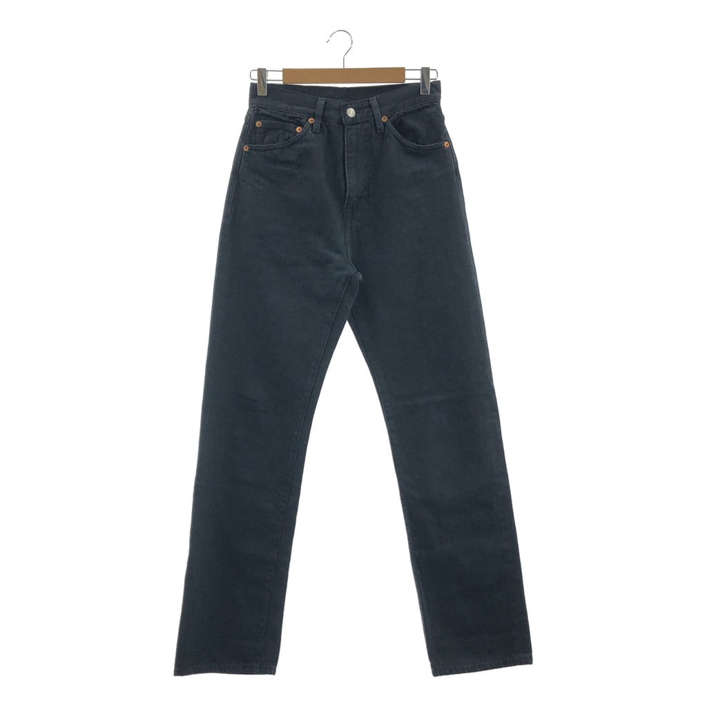 LEVI'S VINTAGE CLOTHING LVC / リーバイスヴィンテージクロージング | 1950s 701 JEANS セルビッジ ブラック モンロー デニムパンツ | W27 | ブラック | レディース