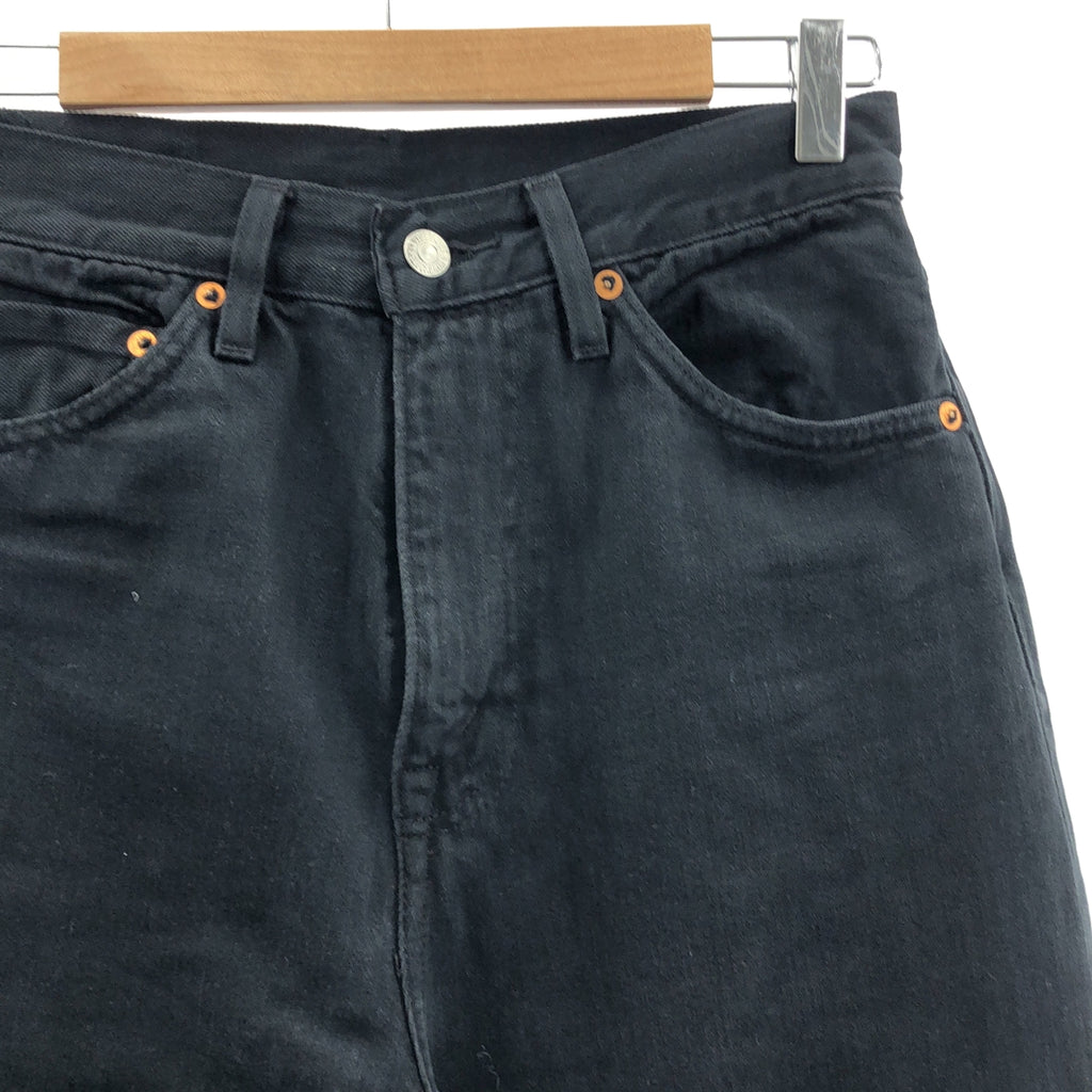 LEVI'S VINTAGE CLOTHING LVC / リーバイスヴィンテージクロージング | 1950s 701 JEANS セルビッジ ブラック モンロー デニムパンツ | W27 | ブラック | レディース